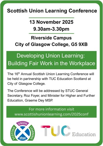 Scottish Union Learning Conference 2025