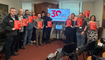 ULDD at Aberdeen TUC with Show Racism the Red Card