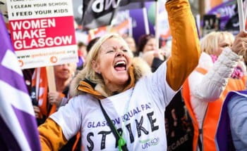 Equal Pay Strike, Glasgow, October 2018
