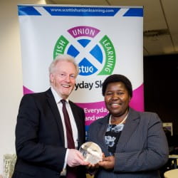 Priscilla Maramba and Grahame Smith, STUC General Secretary